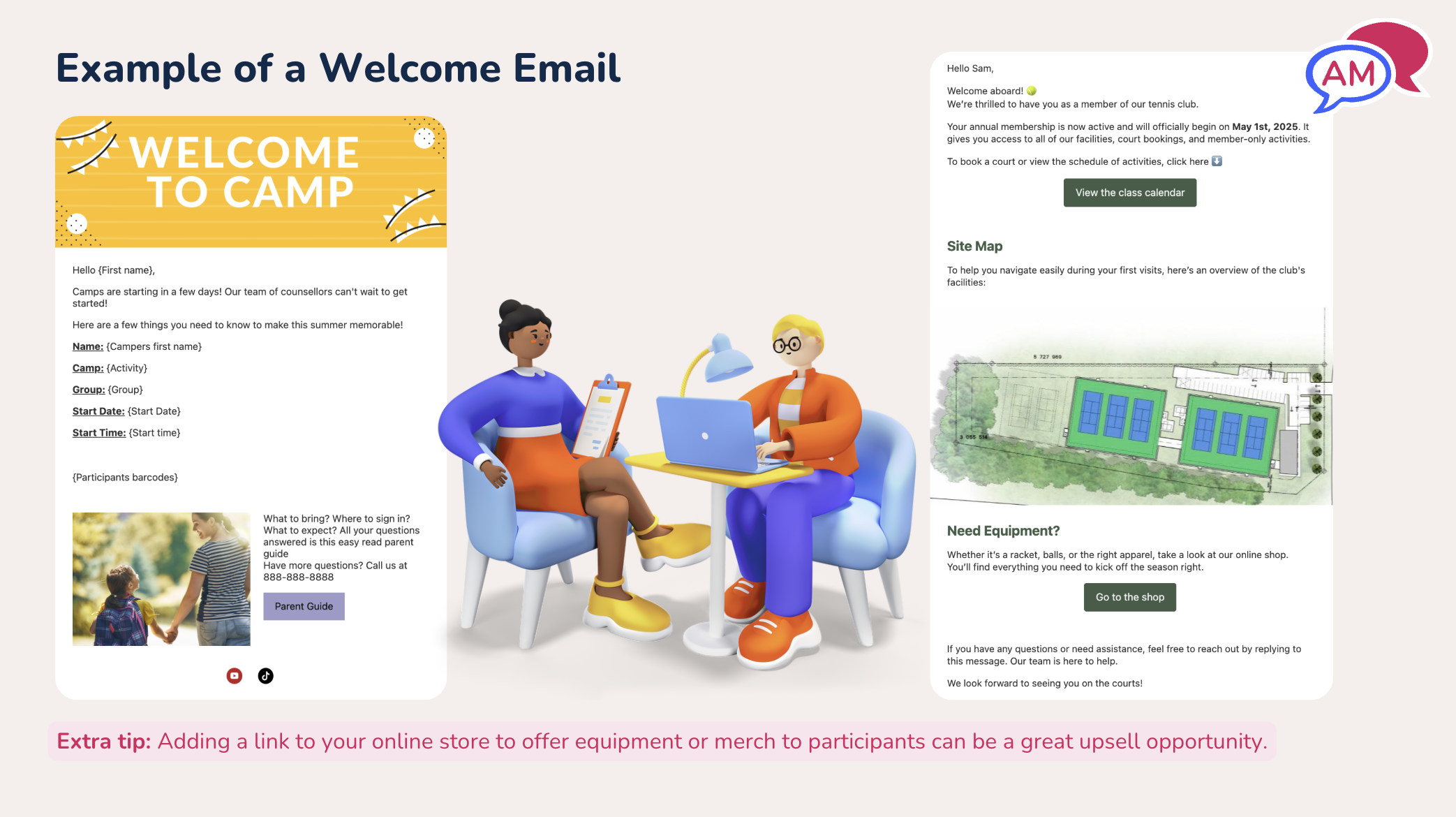 Automating welcome emails